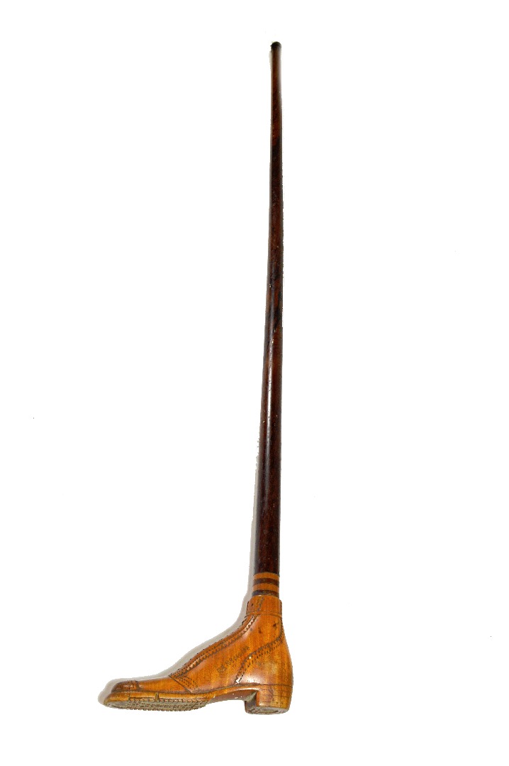 Appraisal: A late th century walking cane possibly lsle of Man