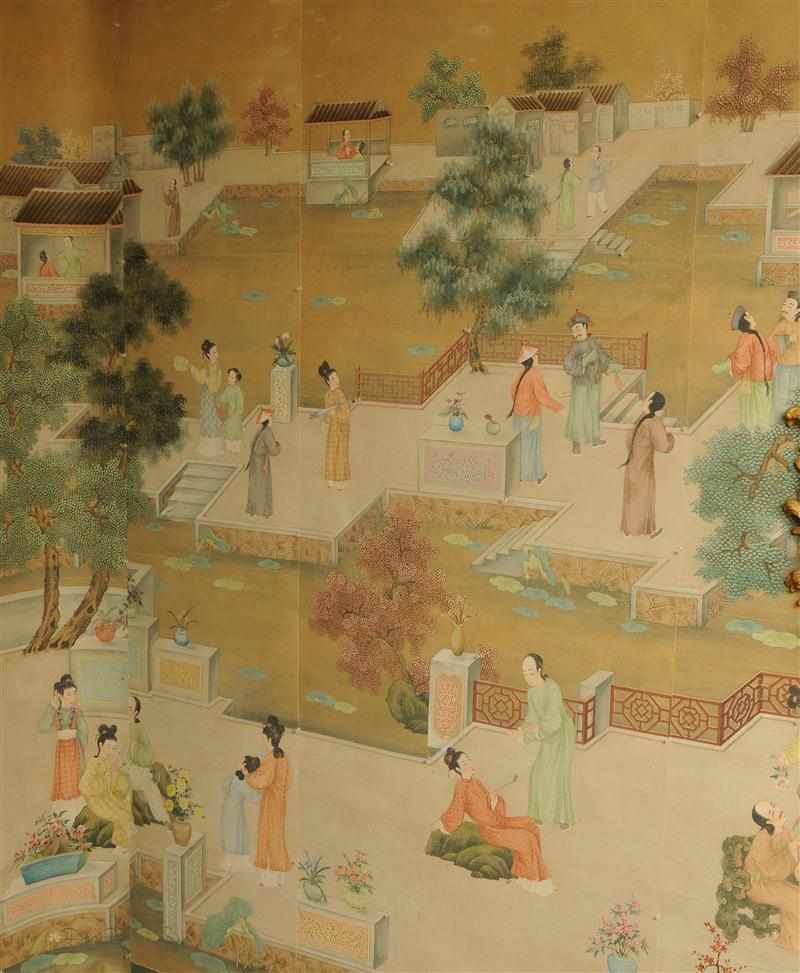 Appraisal: SET OF CHINESE WALLPAPER PANELS GRACIE CO NY TH CENTURY