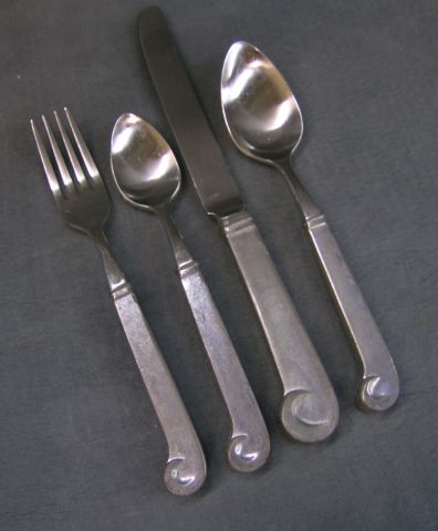 Appraisal: Set of Wilton Armetale flatware service for x approximately