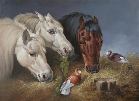 Appraisal: FOLLOWER OF JOHN FREDERICK HERRING SR English - HORSES AND