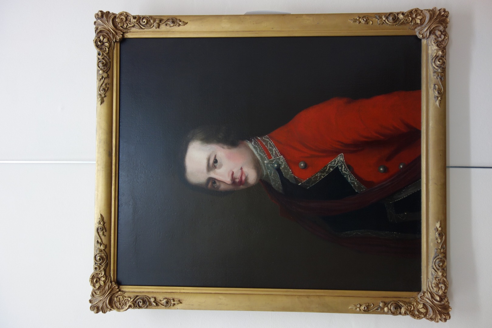 Appraisal: English School th Century Portrait of John Gibson oil on