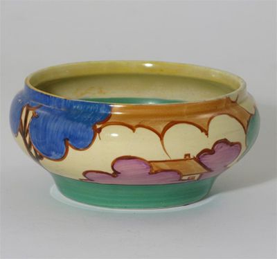 Appraisal: Autumn' a Clarice Cliff Fantasque Bizarre bowl painted in colours