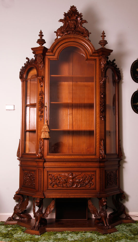 Appraisal: - th C Continental Renaissance Revival Cabinet th century Continental