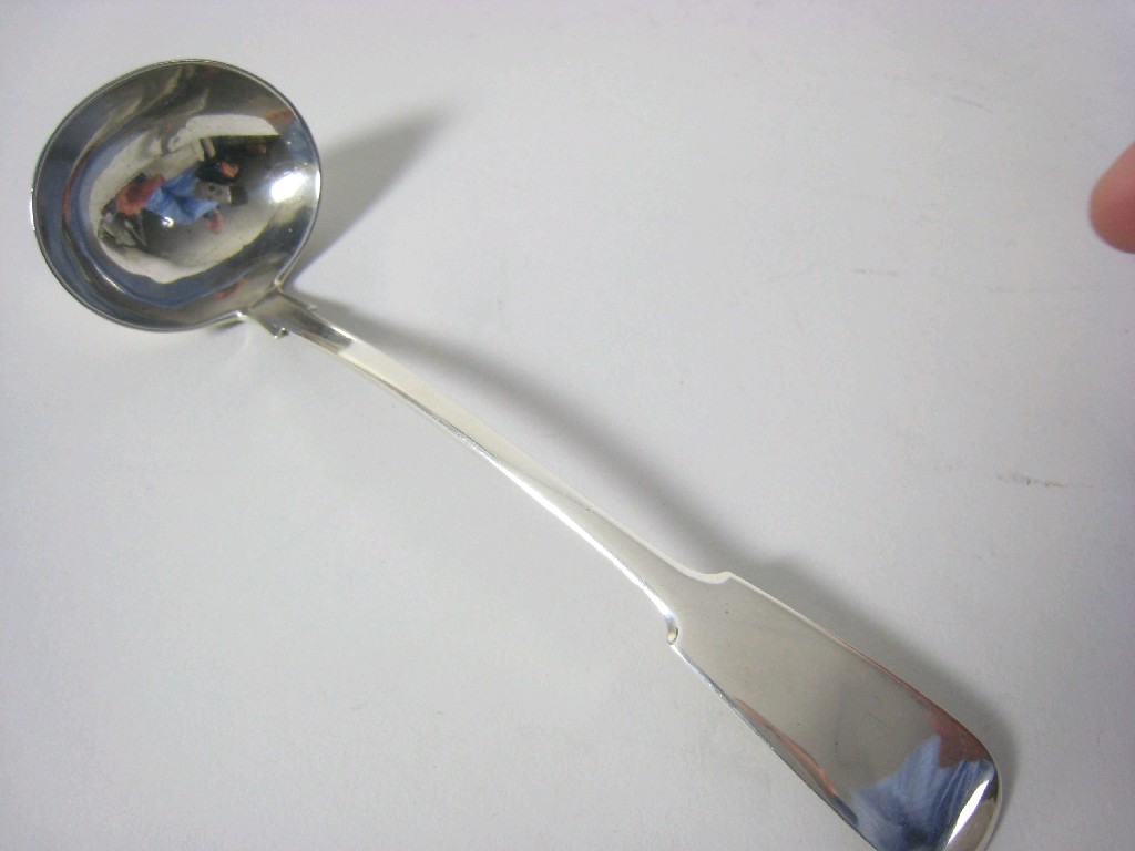 Appraisal: A George III Scottish Toddy Ladle fiddle pattern Aberdeen circa