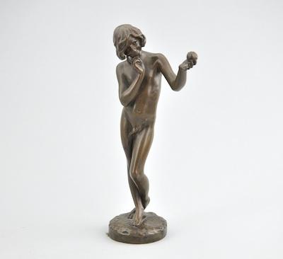 Appraisal: Aime Jules Dalou French - Bronze with brown patina of