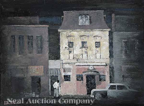 Appraisal: Kathryn S Brockhagen American New Orleans th c Canal Street