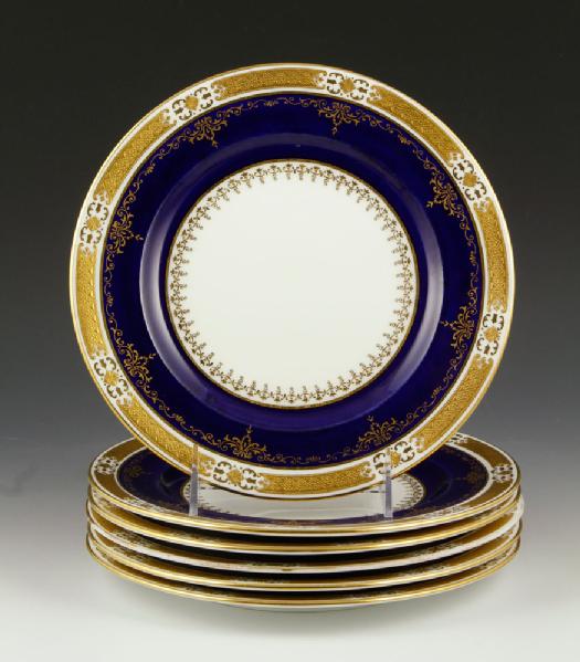 Appraisal: - Set of Coalport Plates Set of six Coalport England