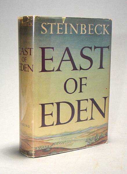 Appraisal: STEINBECK JOHN East of Eden NY Viking vo Cloth dust