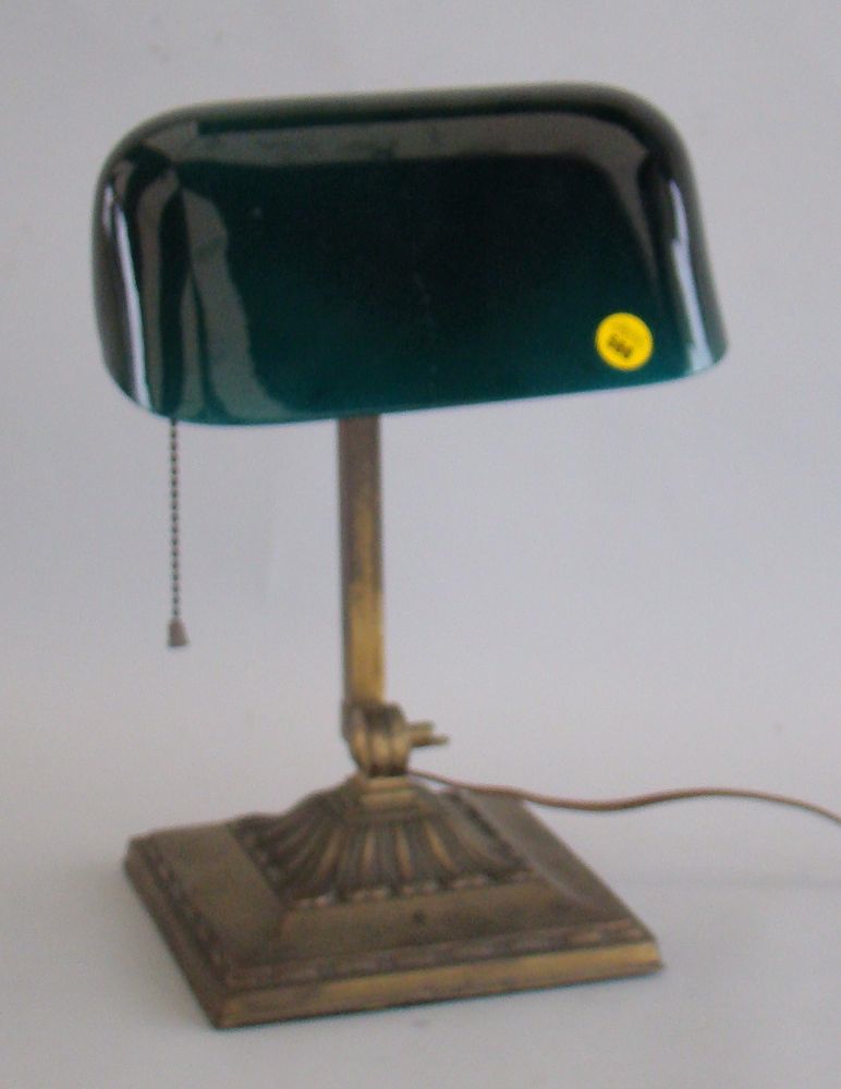 Appraisal: EMERALITE ADJUSTABLE DESK LAMP By H G McFaddin Co Cased