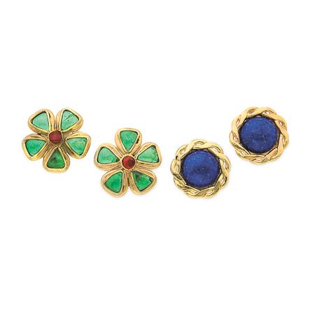 Appraisal: Two Pairs of Chanel Earrings Estimate -