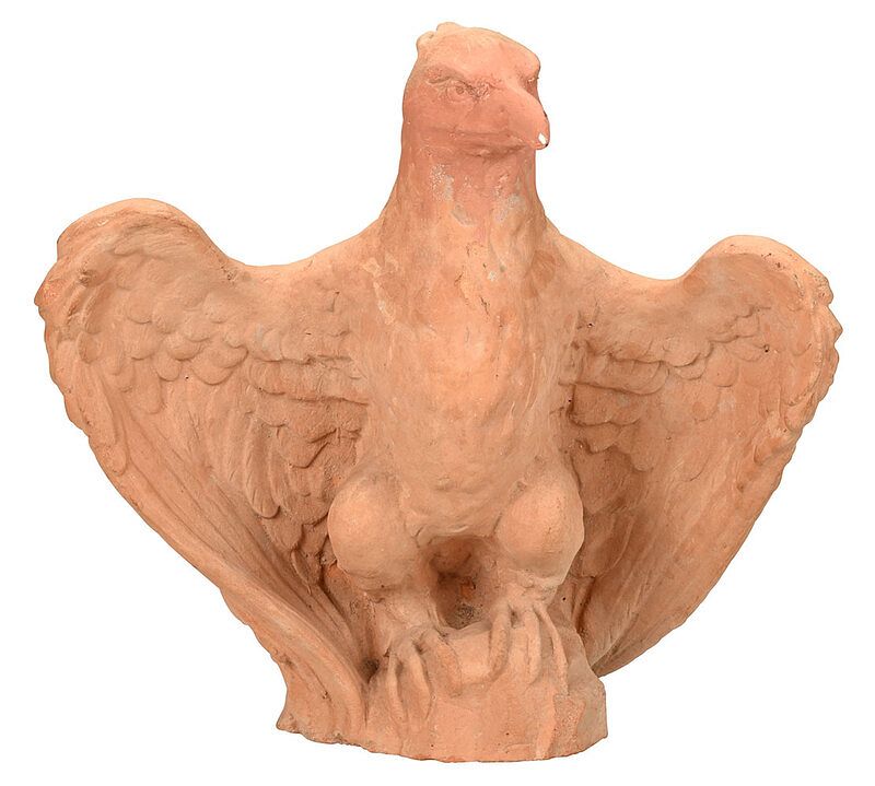 Appraisal: Terracotta Perched Eagle Continental possibly Italian late th early th