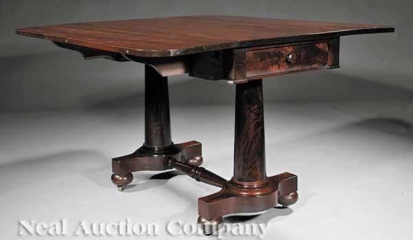 Appraisal: An American Classical Mahogany Drop-Leaf Table early th c Boston