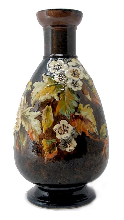 Appraisal: Doulton Lambeth Impasto Mottled Vase Doulton Lambeth Vase Artist Signed