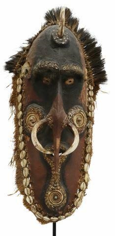 Appraisal: Papua New Guinea Sepik River figural mask Angoram Peoples of