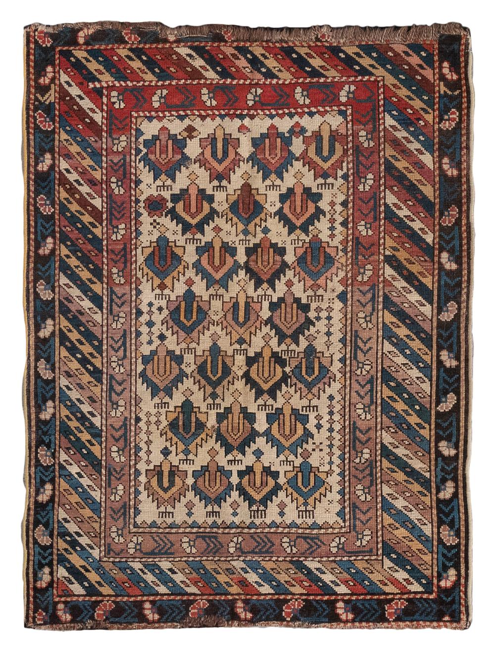 Appraisal: CAUCASIAN RUG X FIRST HALF OF THE TWENTIETH CENTURYCAUCASIAN RUG