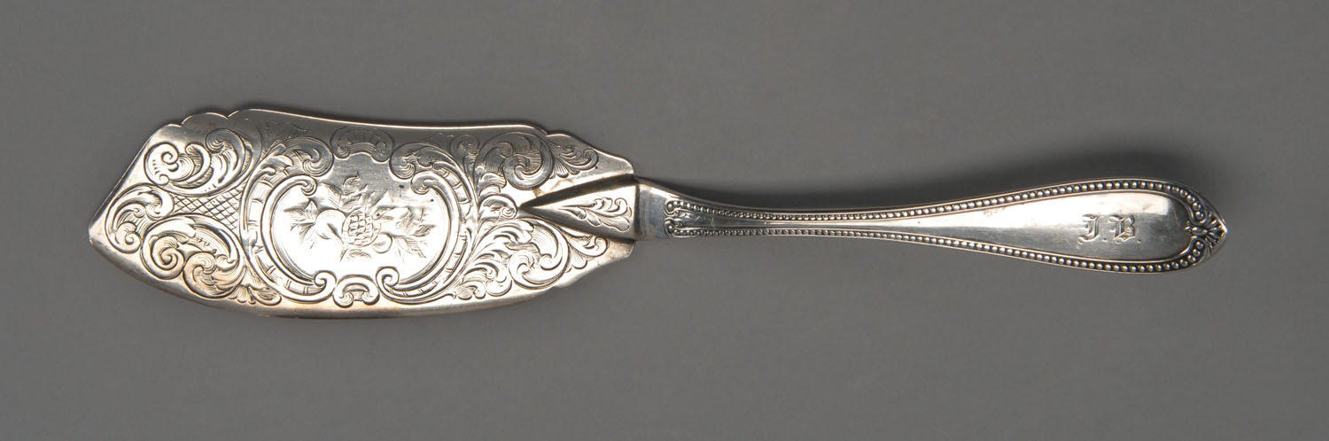 Appraisal: AMERICAN SILVER FISH SLICE BY ALBERT COLE OF NEW YORK