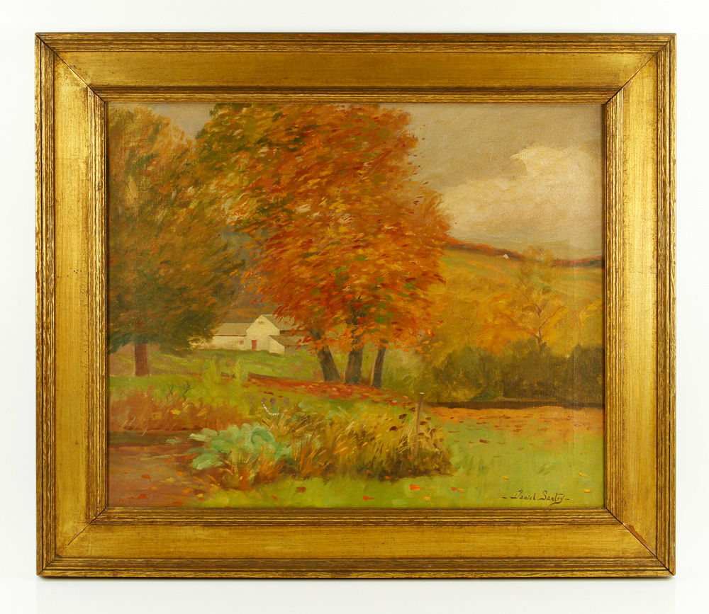 Appraisal: - Santry New England Fall Landscape O C Daniel Santry