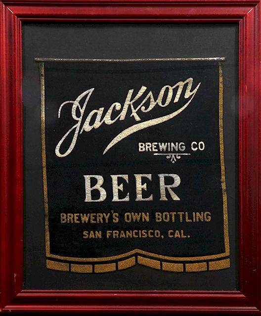 Appraisal: California Beer Advertising Exclusive on Bidsquare A framed x Jackson