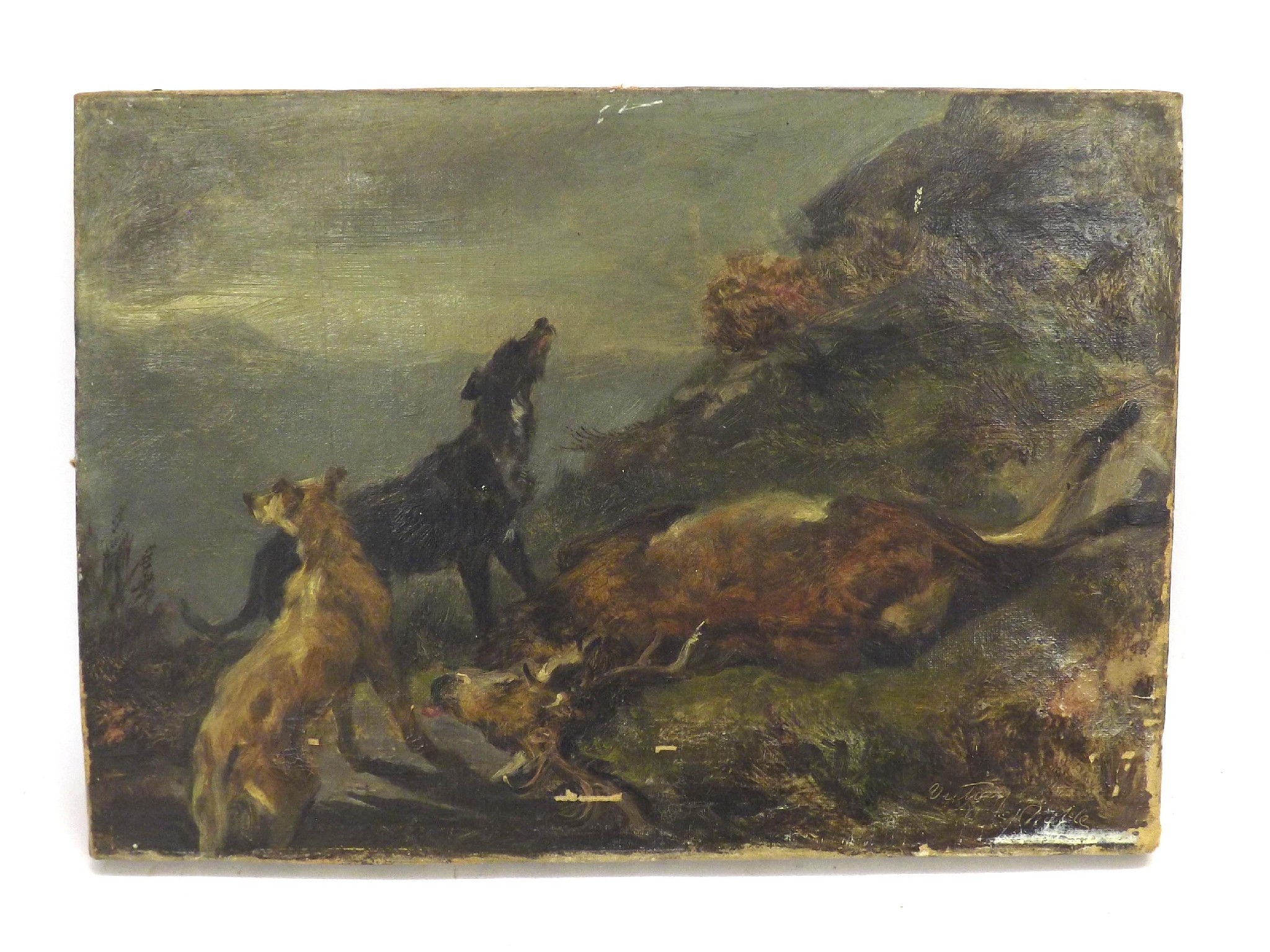 Appraisal: John Sargeant Noble - - 'Victory' two sporting dogs beside