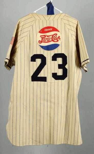 Appraisal: Merced Ca Pepsi-Cola Baseball Uniform s wool made by Wilson