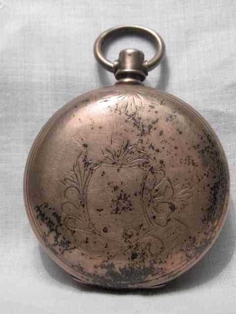 Appraisal: Size key wind pocket watch with American Watch Co Roman