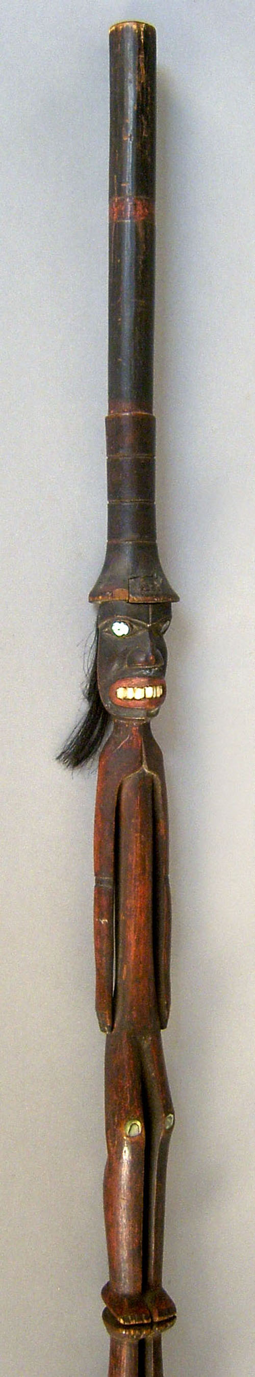 Appraisal: South Pacific carved staff h