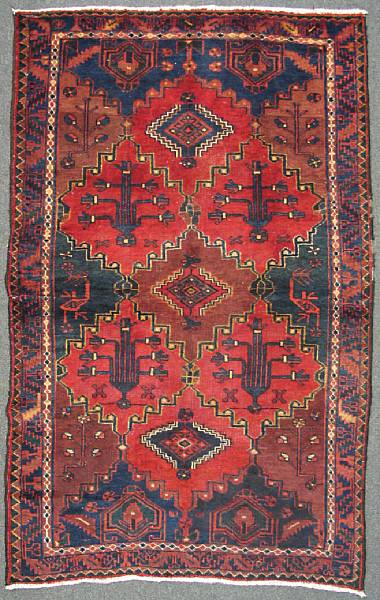 Appraisal: A Kurdish rug size approximately ft in x ft in