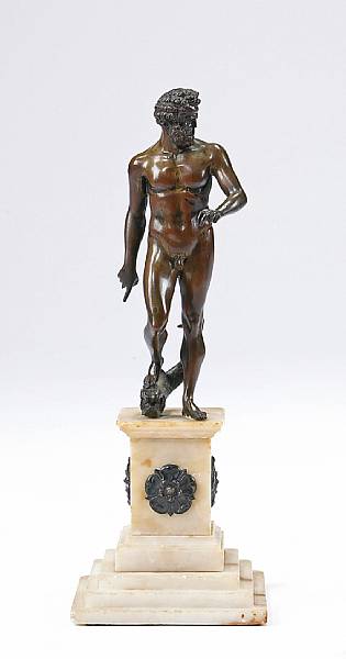 Appraisal: An Italian Baroque bronze figure of Neptune after Giambologna -