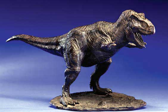 Appraisal: BRONZE T-REX SCULPTURE The enduring popularity of dinosaurs reaches its