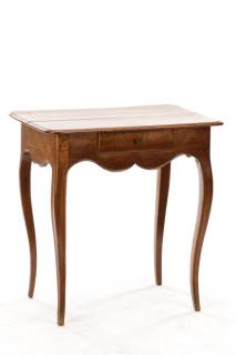 Appraisal: French Provincial Style Walnut Side Table French late th early