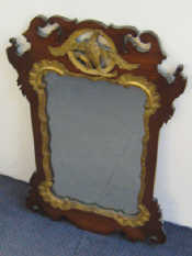 Appraisal: A mahogany George II style early th c wall mirror