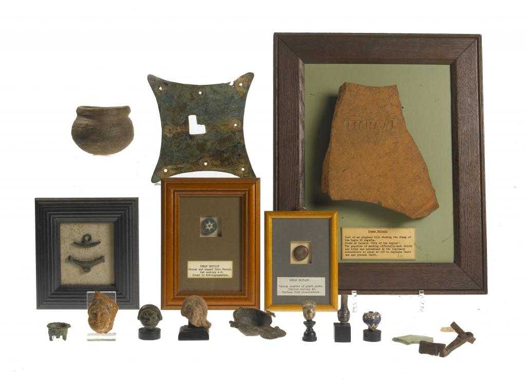 Appraisal: A SMALL GROUP OF ROMAN AND OTHER BRITISH ANTIQUITIES FOUND