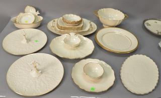 Appraisal: Twenty Lenox porcelain serving and center pieces Twenty Lenox porcelain