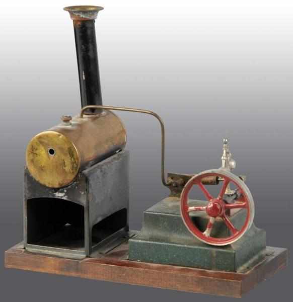 Appraisal: German Made Horizontal Steam Engine Description It has an oscillating