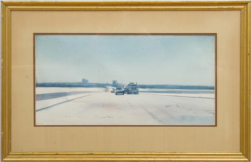 Appraisal: JONATHAN JANSON b CAUSEWAY Watercolor on paper signed 'J Janson'