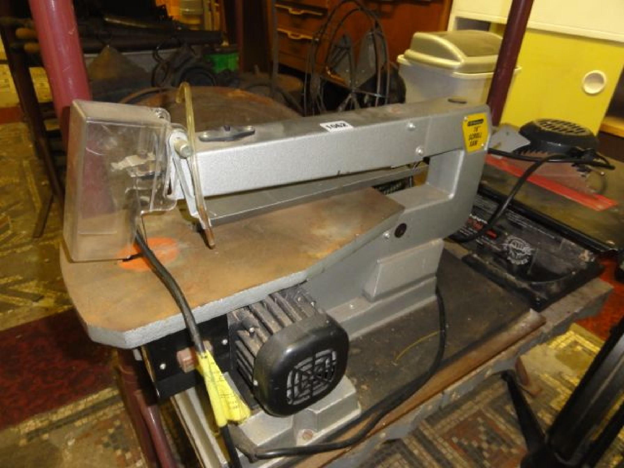 Appraisal: A Wickes inch bench top scroll saw together with a