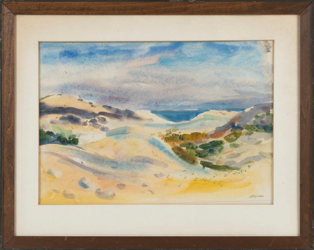 Appraisal: ATTRIBUTED TO GLORIA WARREN CAPE COD MASSACHUSETTS CONTEMPORARY CAPE COD