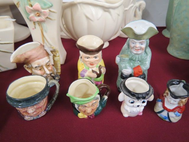 Appraisal: Character Mugs Royal Doulton others to plus a dog toothpick