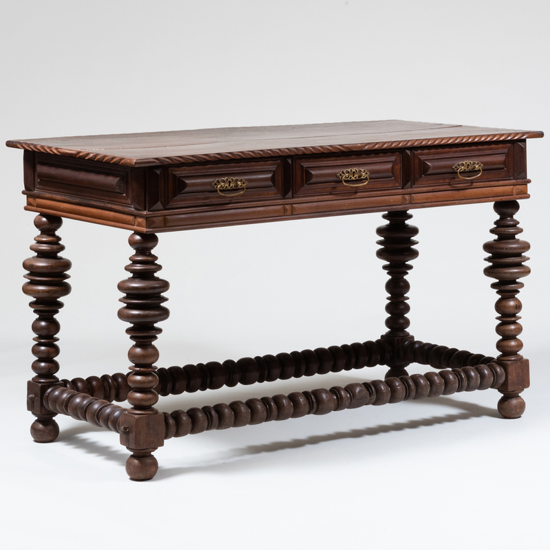 Appraisal: Portuguese Baroque Style Carved Rosewood Table x ft x in