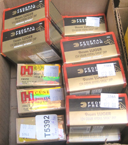 Appraisal: FOURTEEN BOXES OF MM LUGER PERSONAL DEFENSE AMMUNITION twenty count