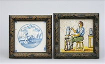 Appraisal: A Lot of Two Delft Tiles ca th th Century