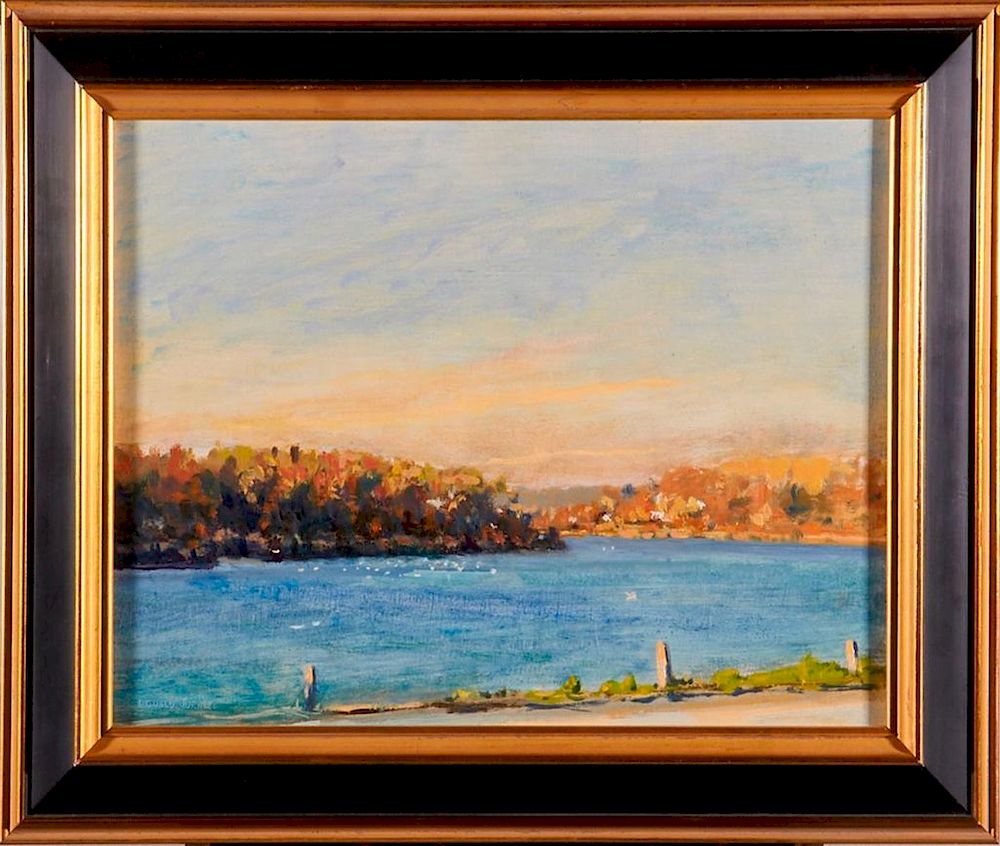 Appraisal: Donald Jurney born Artist Donald Jurney Title Lake Agawam Southampton