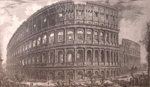 Appraisal: Piranesi's famous view of The Roman Coliseum Artist Piranesi Giovanni