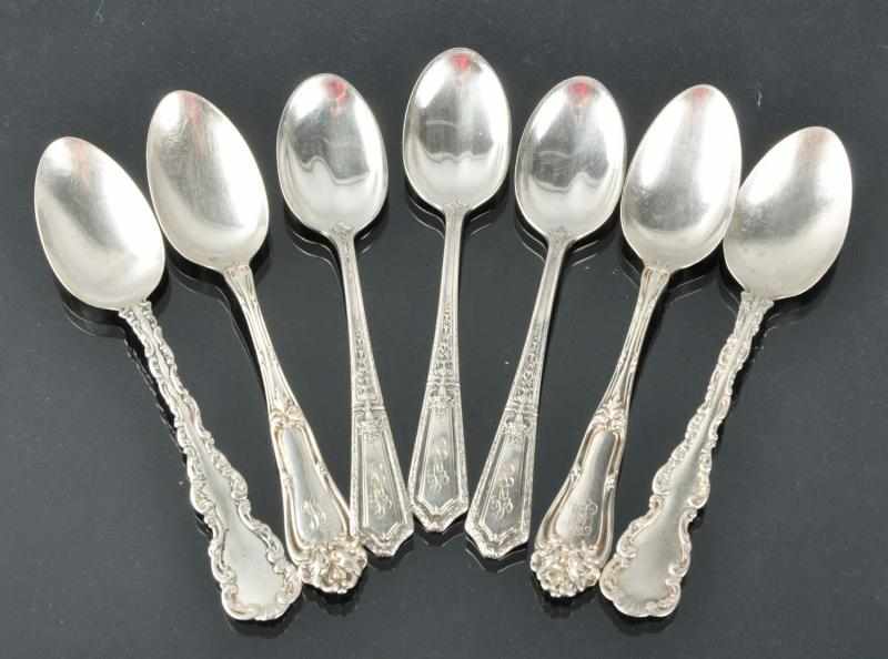 Appraisal: Lot of Sterling Silver Teaspoons Description Includes three spoons patent