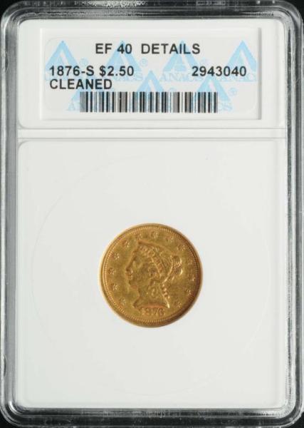 Appraisal: -S Coronet Gold Eagle EF Description Graded by ANACS Cleaned