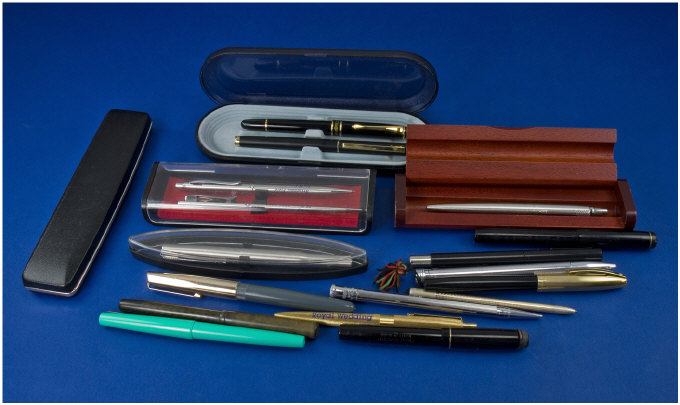 Appraisal: Miscellaneous Items Kingswood Conway Stewart Early Waterman eyedropper s Sheaffer