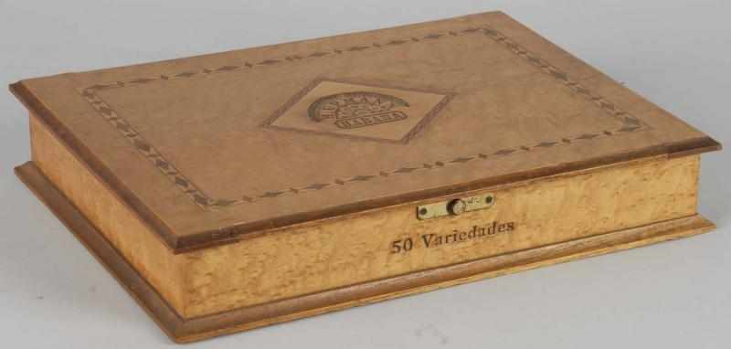 Appraisal: Large Cuban Marquetry Inlaid H Upmann Humidor Description s Condition