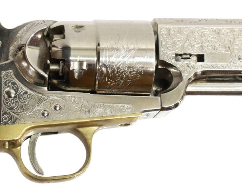 Appraisal: Pietta Italy reproduction Colt Model Wild Bill Hickok nickel plated