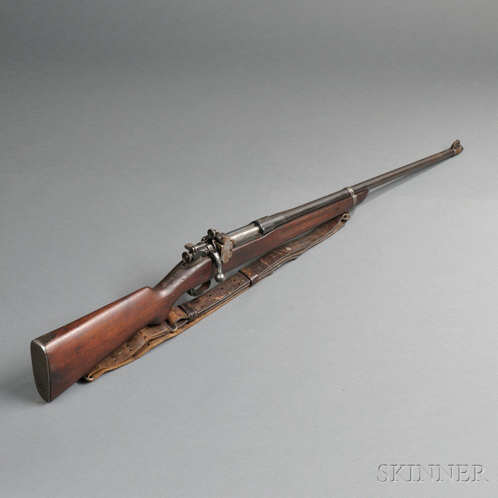 Appraisal: U S Springfield Model c serial number walnut stock marked