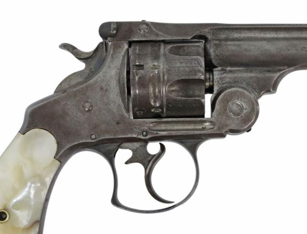 Appraisal: Scarce Smith Wesson Double Action Wesson Favorite revolver manufactured -